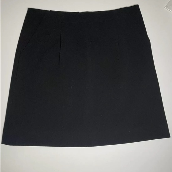 N W/O Tag JCrew A-Line Mini Skirt In Bonded Crepe B4761 Size 6 - Picture 4 of 11